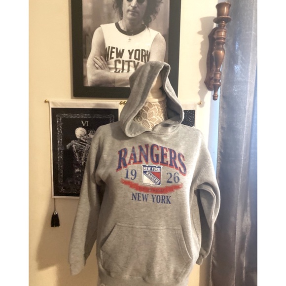 NY Rangers Hoodie Youth Large / Women’s Small - Picture 1 of 5